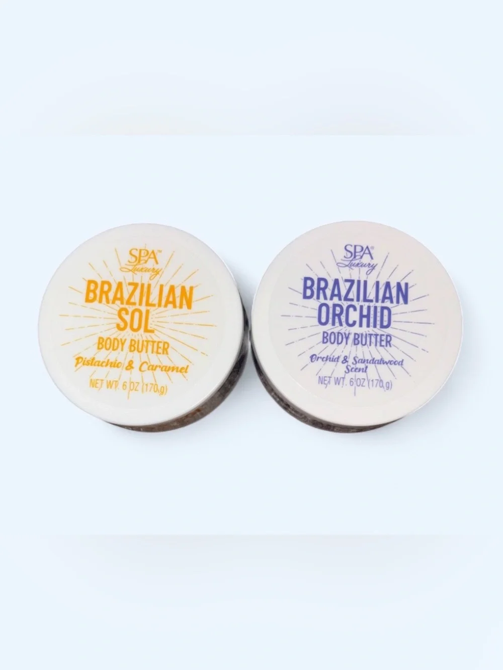 Spa Luxury Brazilian Sol & Brazilian Orchid Body Butter Duo
